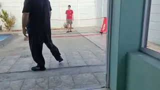 Sulaiman VS. Dad, Soccer Tennis showdown