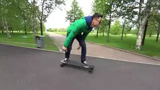 тест-драйв электроскейт Haloboard Carbon test