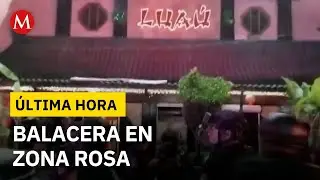 Balacera en la Zona Rosa de la CdMx deja un muerto y un herido