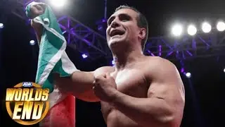 Alberto Del Rio DEBUT ATTACKS Hangman Adam Page AEW Worlds End 2025 Highlights 