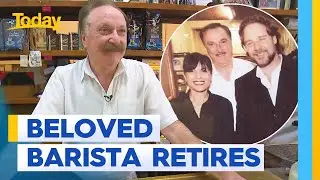 Much-loved barista Rocco Elice retires after 50 years at Pellegrini’s | Today Show Australia
