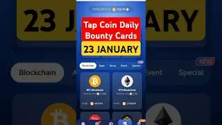 Tap Coin Daily Bounty 23 January | Tap Coin Daily Combo Todaytap coin bot daily bountytapcoin