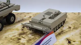 Многофункциональная беспилотная машина для разминирования: китайский роботизированный минный трал...