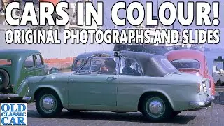 OLD CARS IN COLOUR! Original Photographs & Slides 1950s-1980s