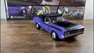 Let&rsquo;s BUILD it! Lego speed champions 76904. (the DODGE set) Challenger T/A