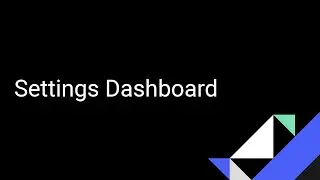 Settings Dashboard