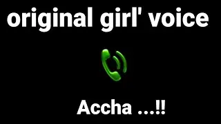 Accha... call prank hindi part 1&lrm;@Cutegirlvoiceeffectz&nbsp; #girlvoiceprank #voiceprank