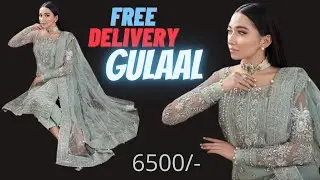 GULAAL ICE SKY 💎💧| FREE DELIVERY | Suits by sadia