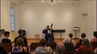 Gabrielli, D.-Ricercar N.4 for g violone on Intetnational master class Mistelbach 11.8.2023
