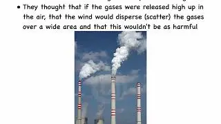 Impact of industrial activity on the environment: Acid Rain