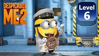 Minion rush Gru's lab Sea dog minion golden ticket costume level 6 PC gameplay