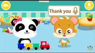 little panda teach you THE MAGIC WORDS，say hello,sorry,bye｜BabyBus Kids Games
