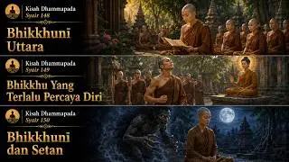 The Story of the Dhammapada Verses 148-150 I Bhikkhunī Uttara I Bhikkhu Who Is Too Brave I Bhikkh...