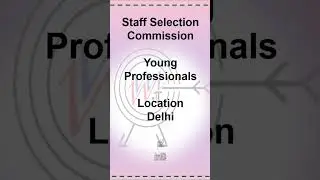 #shorts #SSC Young Professional Vacancy 2025: Full Vacancy & Application Guide