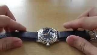 Обзор ремешка Hirsch Runner синего цвета шириной 22 мм.