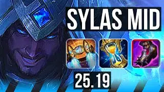 SYLAS vs VIEGO (MID) | 18/1/10, 11 solo kills, Legendary | EUW Grandmaster | 25.19