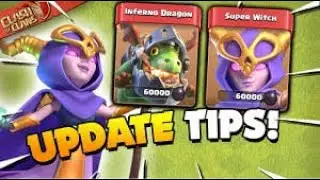 Inferno Dragon and Super Witch best attack strategy |How to use the new super troops| Clash of Clans