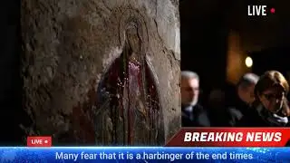 Strange apparition of the Virgin Mary #virginmary #apparizioni #chatolichchruch
