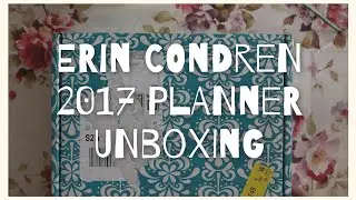 ERIN CONDREN 2017 COILED VERTICAL PLANNER // UNBOXING
