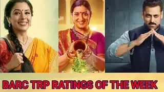 BARC TRP RATINGS OF WEEK 41 - TOP 5 SHOWS OF THE WEEK ,SPA, Anupama 
