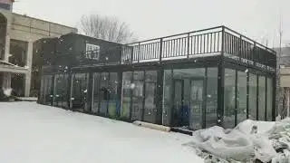 🏗️ Modern Prefab Office Completed in Switzerland | Modular Container Building 2025