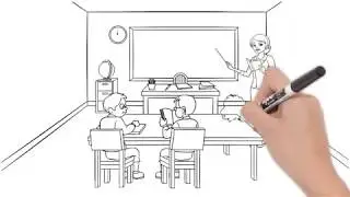 🟢Classroom Animation 📓 COPYRIGHTS FREE [License CREATIVE COMMONS]👈🏻