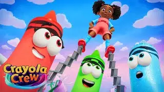 Amazing Jungle Adventure! | 1 HOUR of Crayola Crew Full Episodes | Fun Imagination Cartoons for Kids