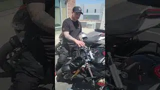 Clip Ons on a Ducati Streetfighter V4S