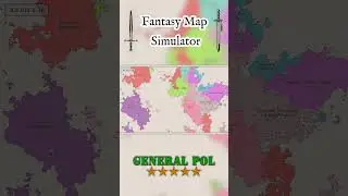 Fantasy Map Simulator timelapse #fantasymapsimulator  #timelapse