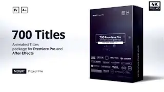 Mogrt Titles - 300 Animated Titles for Premiere Pro & After Effects