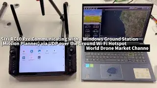 SIYI RC10 Pro осуществляет связь с наземной станцией Windows по протоколу UDP через точку доступа...