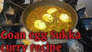 Goan egg Sukka curry recipe #viralvideo #viral /egg Sukka #food #indianrecipes 