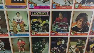 Hockey cards uncut sheet 1974-75 OPC