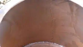 Repairing a crack in my Tandoor