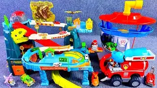 11-Minute Dinosaur Mountain Road & Paw Patrol ASMR Toys | Relaxing Toy Review 🦖🐶✨