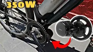 Bike Elétrica Mid Drive 350W Bafang| Testando em subidas