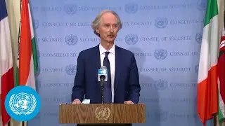 UN Special Envoy on the Situation in Syria - Security Council Media Stakeout (28 Sep 2021)