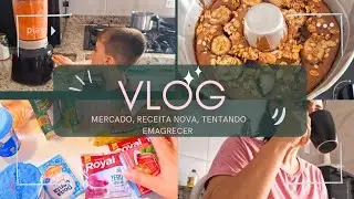 Vlog: Tentando emagrecer em 2026, Fomos ao mercado, Nova receita de bolo de banana