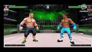 😮JHON CENA vs XAVIER WOODS and KDFI KINGSTON JHON CENA to gya bhai😔😔