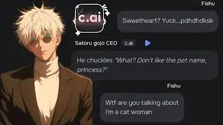 GOJO ON CHARACTER AI 💀#jjk