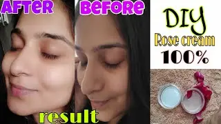 I applied DIY Rose cream for 15days and result isjust amazing .  Rose cream DIY 🤩🤩