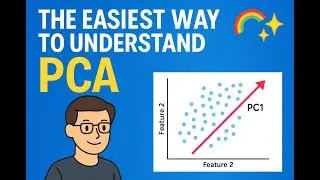 PCA Explained the Easy Way 🌈 Motivation &rarr; Intuition &rarr; Derivation &rarr; Real Data