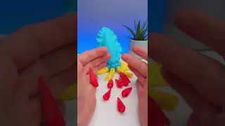 3d printing Articulated Cuttlefish! Ball-joint articulated octopus