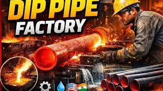 DIP Pipe Manufacturing Process | Heavy Industry Factory Video, #DuctileIronPipe#PipeManufacturing