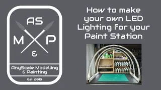 How to make your own LED lighting rig for your painting station