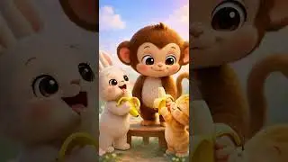 Happy Little Monkey Song 🐵 | Fun Kids Rhyme | Learn Sharing & Joy #TamilKids#NurseryRhymes
