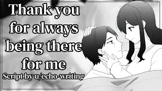 ASMR [M4F] Comforting your good boy (In mommy's arms) [mommy x good boy relationship]