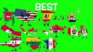 My best to worst countries list (OBJECT SHOWED FORM)