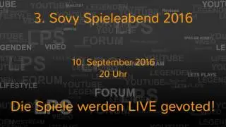 3. Sovy Spieleabend 2016 - 10. September