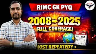 RIMC GK PYQ Marathon 2008&ndash;2025 | Must Solve Before Exam ⚡ #RIMC2026 #GKSeries #SainikSchool